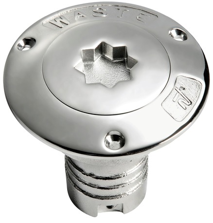 Osculati däcksförskruvning SS WASTE 38mm